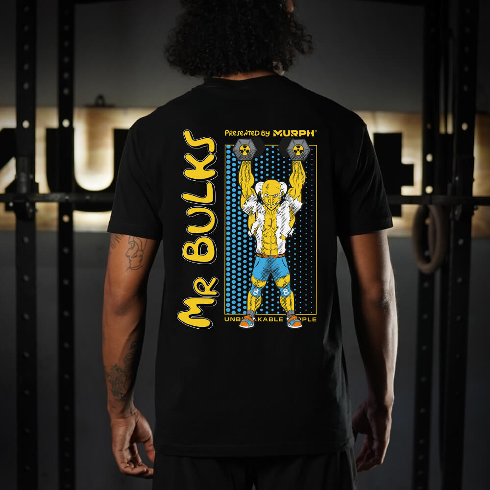 Polera Regular fit Mr. Bulks - Negro