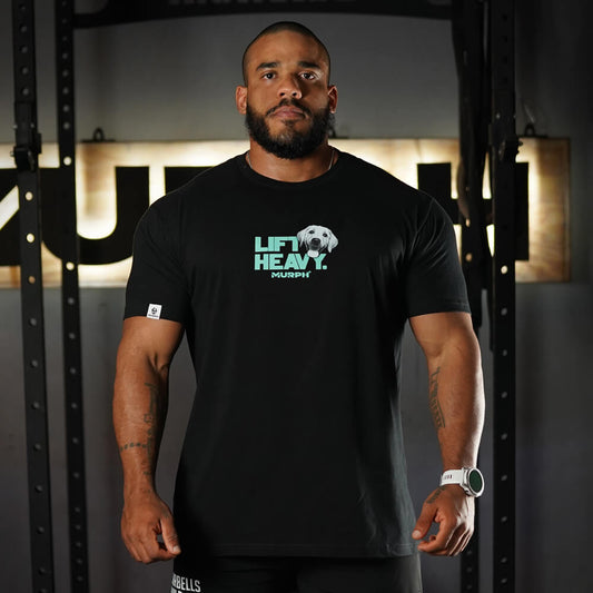 Polera Regular Fit Lift and Dogs - Negro