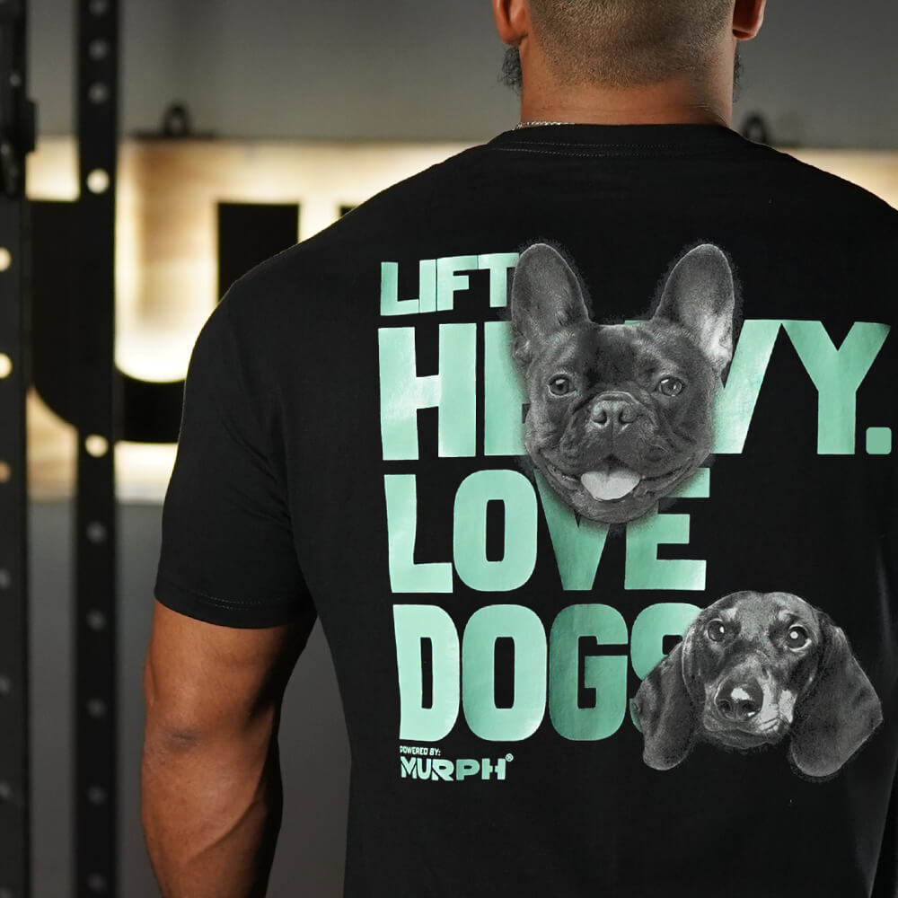 Polera Regular Fit Lift and Dogs - Negro