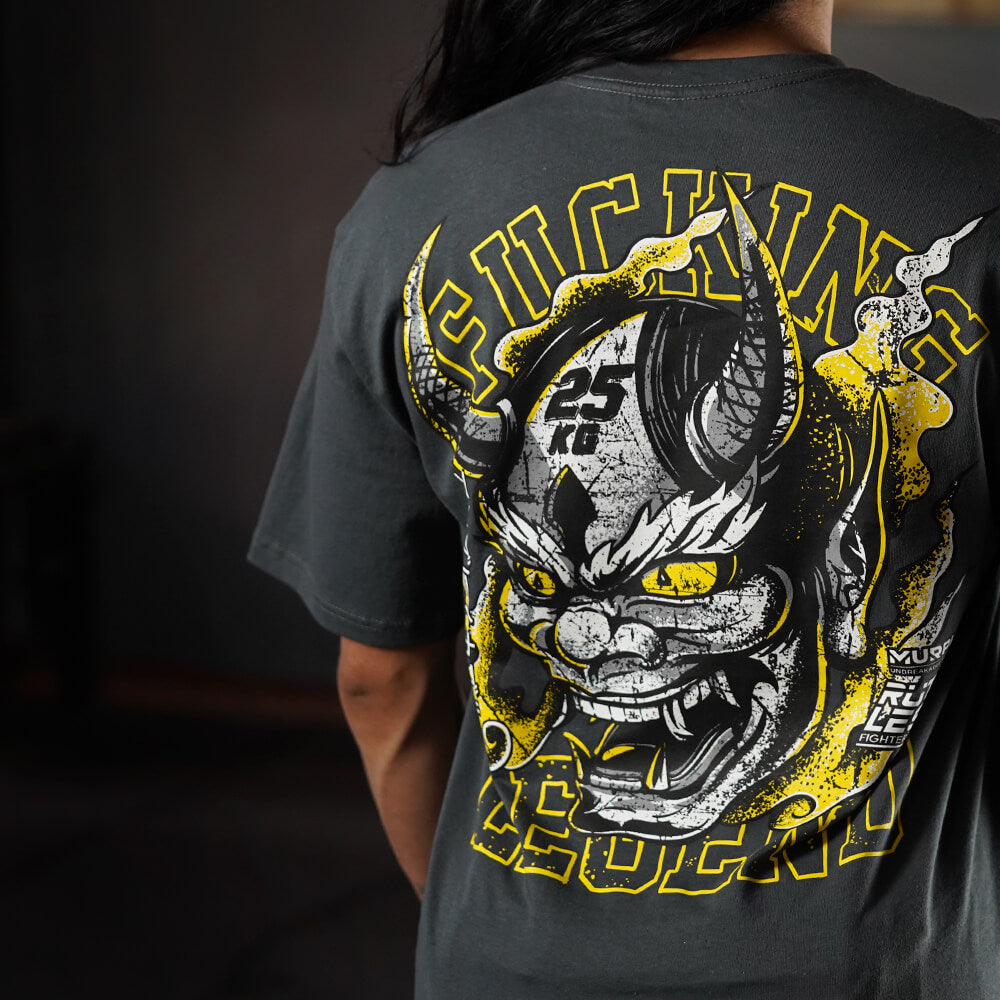 Polera Largo Unisex Fucking Legend - Gris Charcoal