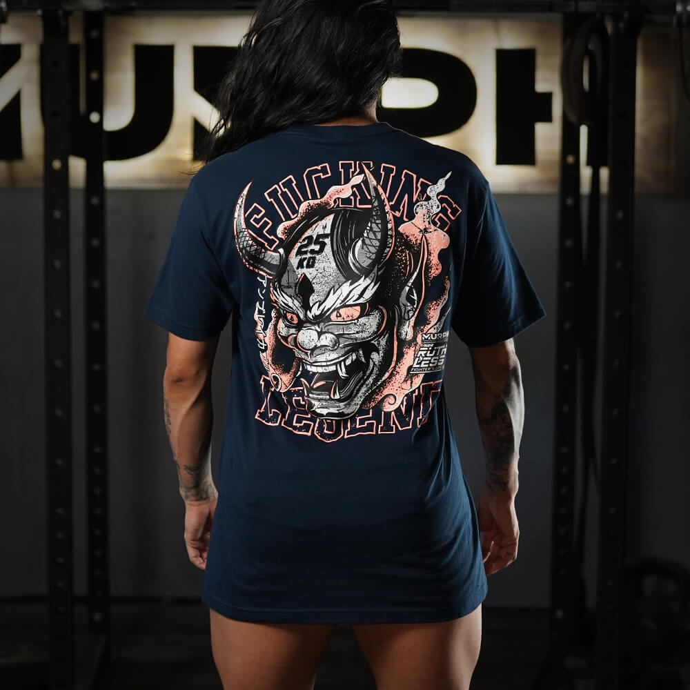 Polera Largo Unisex Fucking Legend - Navy Blue