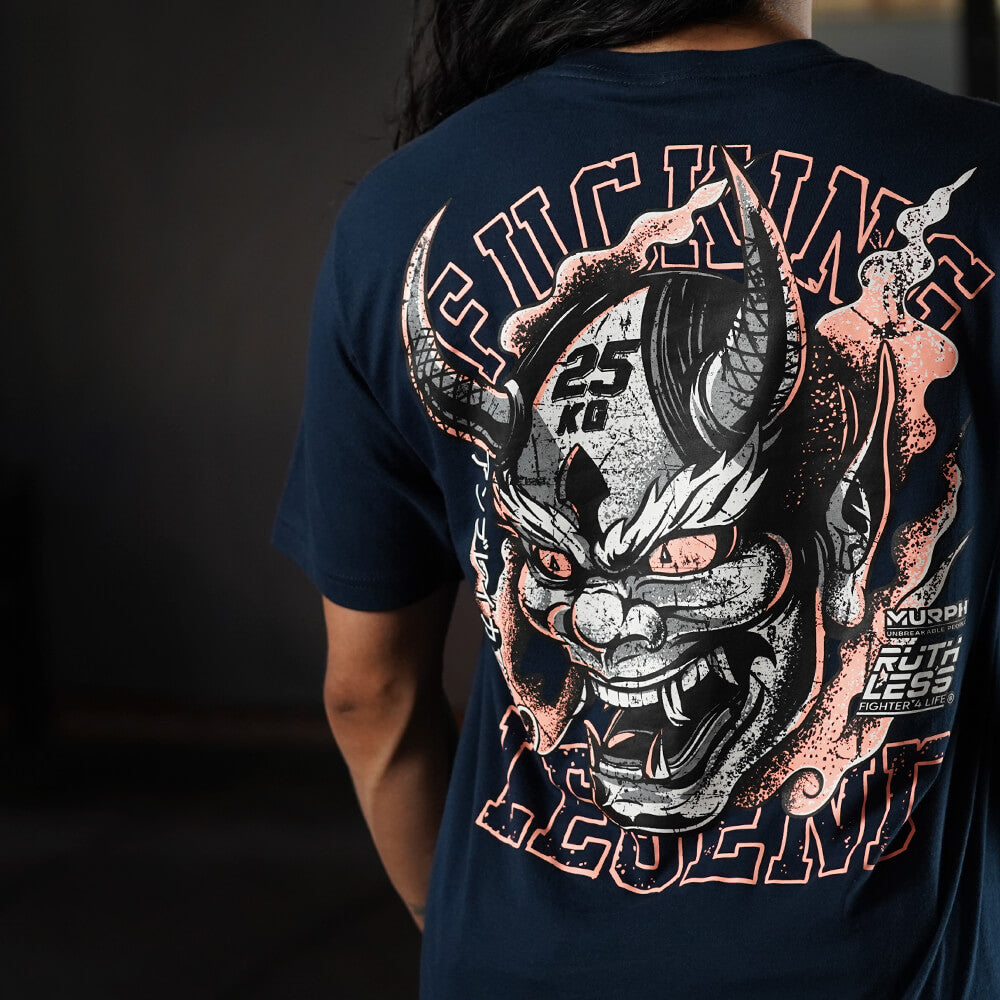 Polera Largo Unisex Fucking Legend - Navy Blue