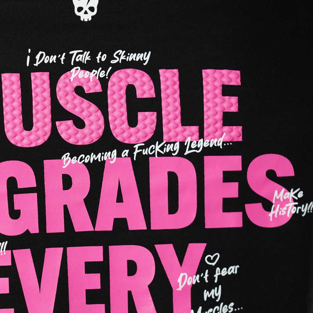 Polera Regular fit MUSCLE UPGRADE EVERY OUTFIT - Negro