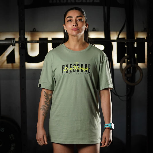 Polera Largo Unisex Pressure is a Privilege - Mossy