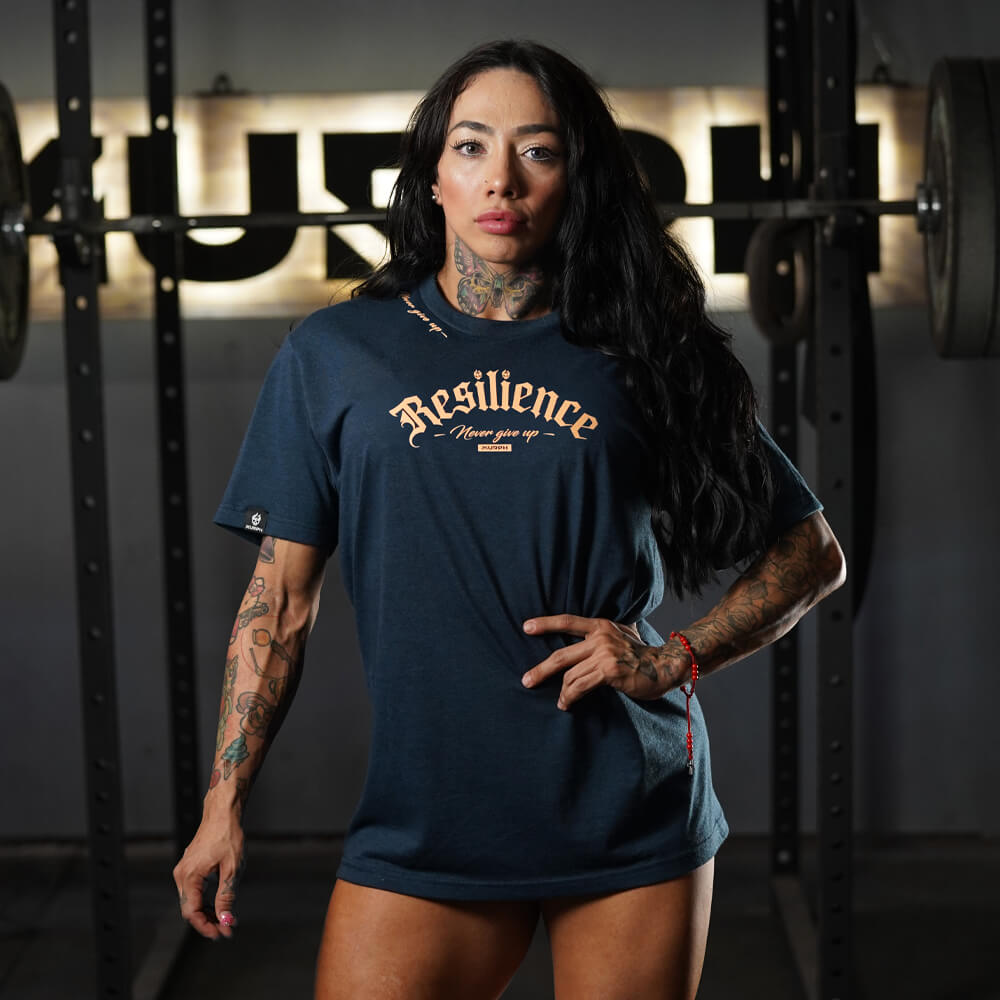 Polera Largo Unisex Resilience - Navy Blue