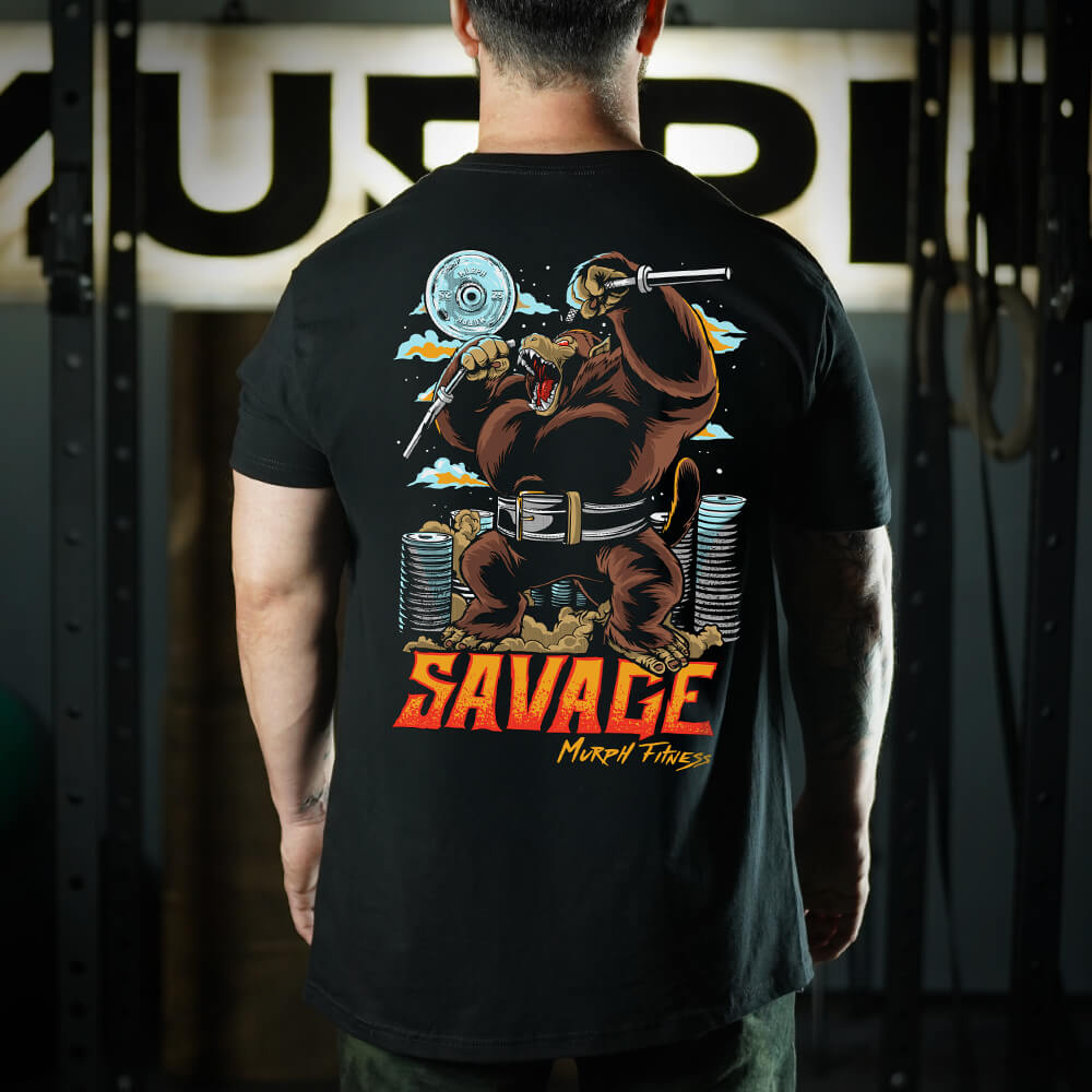 Polera Regular Fit Savage - Negro
