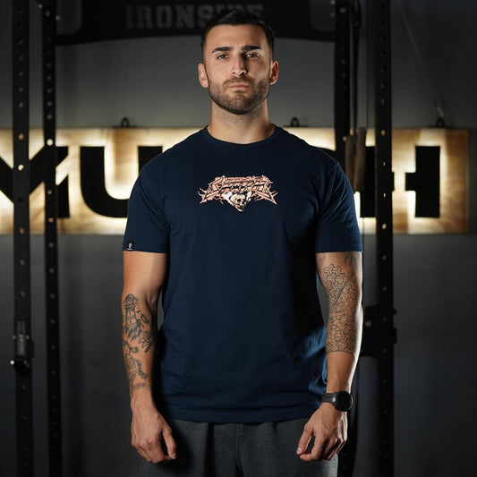 Polera Regular Fit Anatomy Of Snatch - Navy Blue
