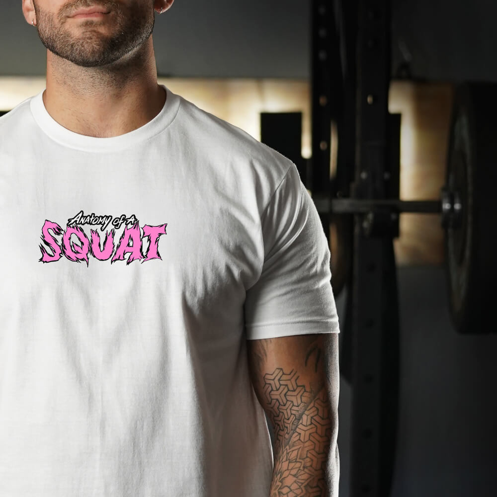 Polera Regular Fit Anatomy Of Squat - Blanco