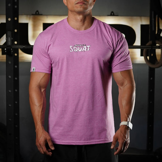 Polera Regular Fit Anatomy Of Squat - Orquídea