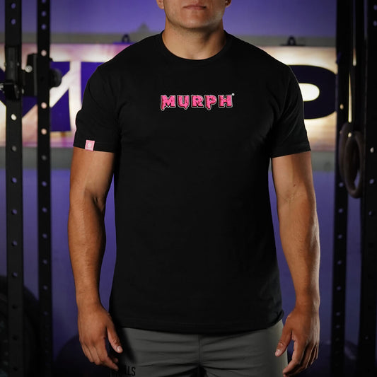 Polera Regular Fit Sweet and Strong - Negro