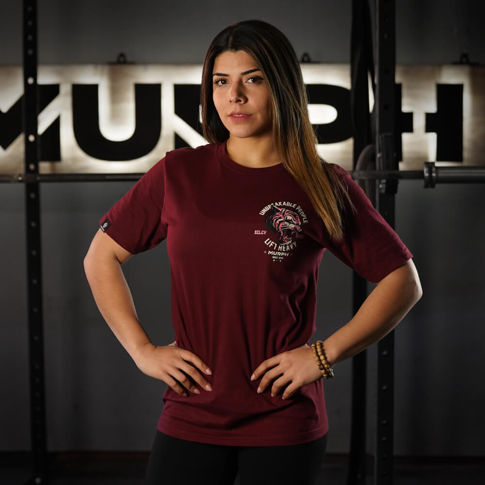 Polera Largo Unisex Be a Tiger - Burdeo