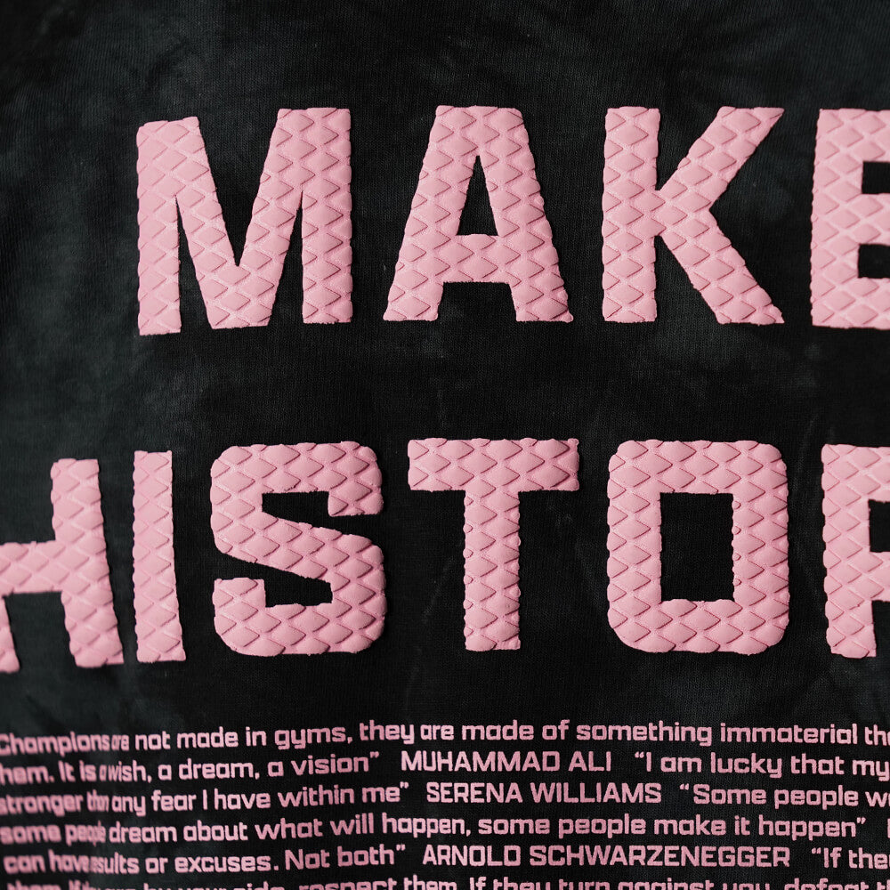 Polera Manga Larga Make History - Black Storm