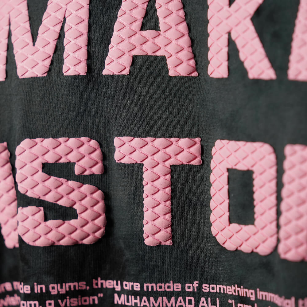 Polera Oversize Sleeveless Make History - Black Storm