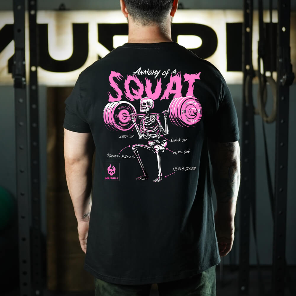 Polera Regular Fit Anatomy Of Squat - Negro