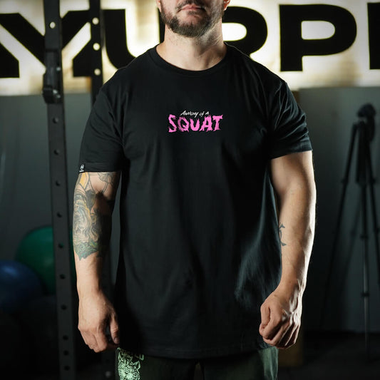 Polera Regular Fit Anatomy Of Squat - Negro