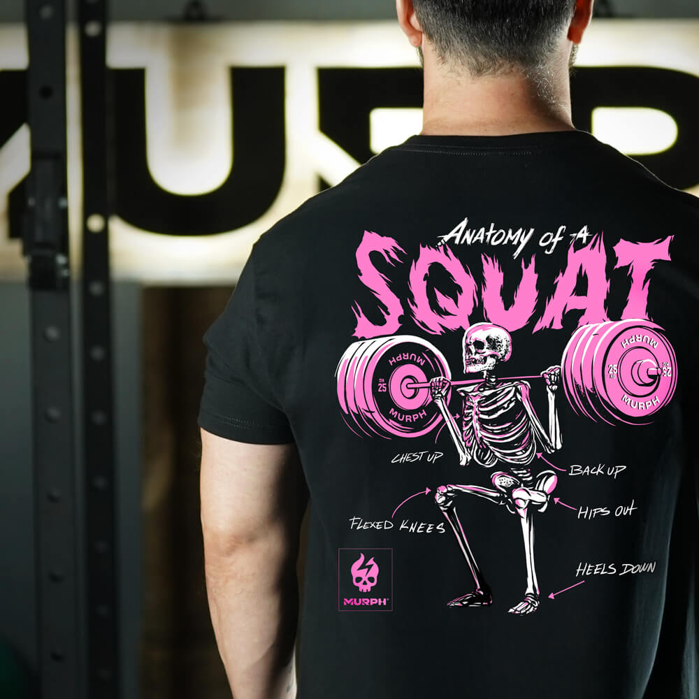Polera Regular Fit Anatomy Of Squat - Negro