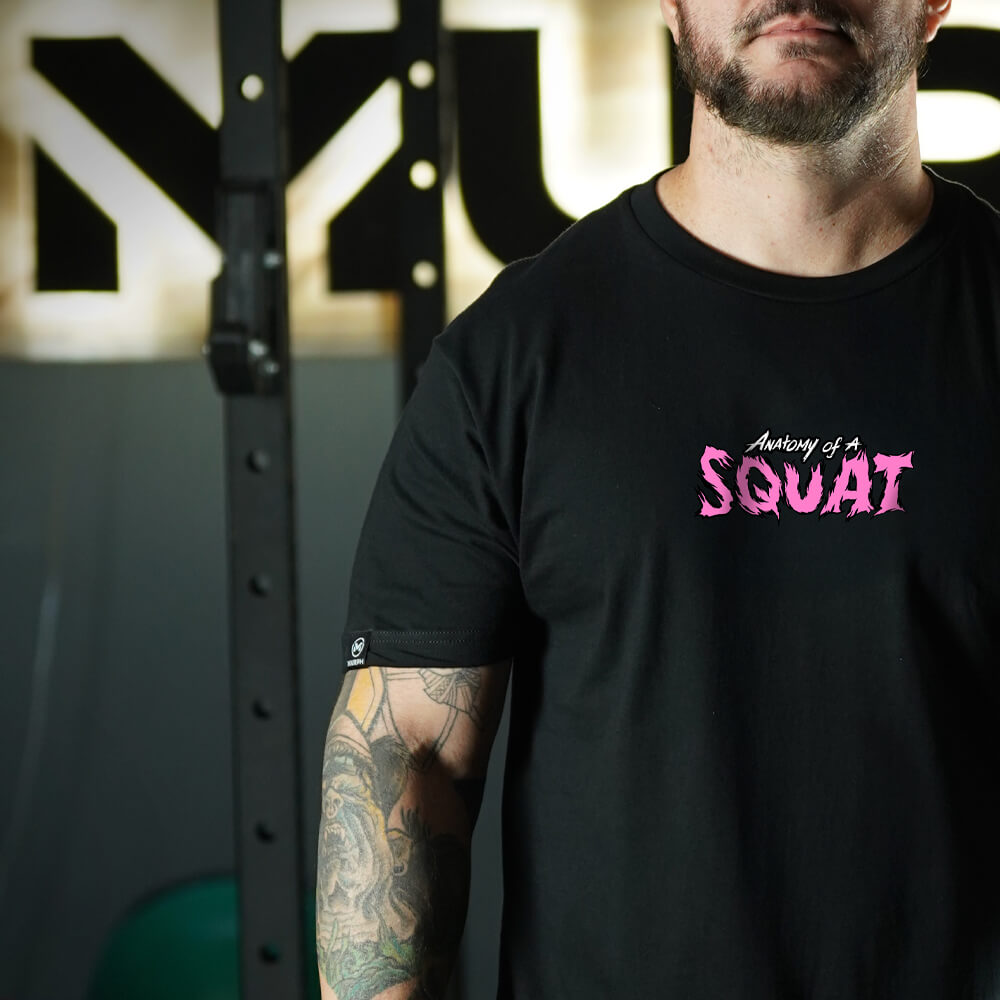 Polera Regular Fit Anatomy Of Squat - Negro