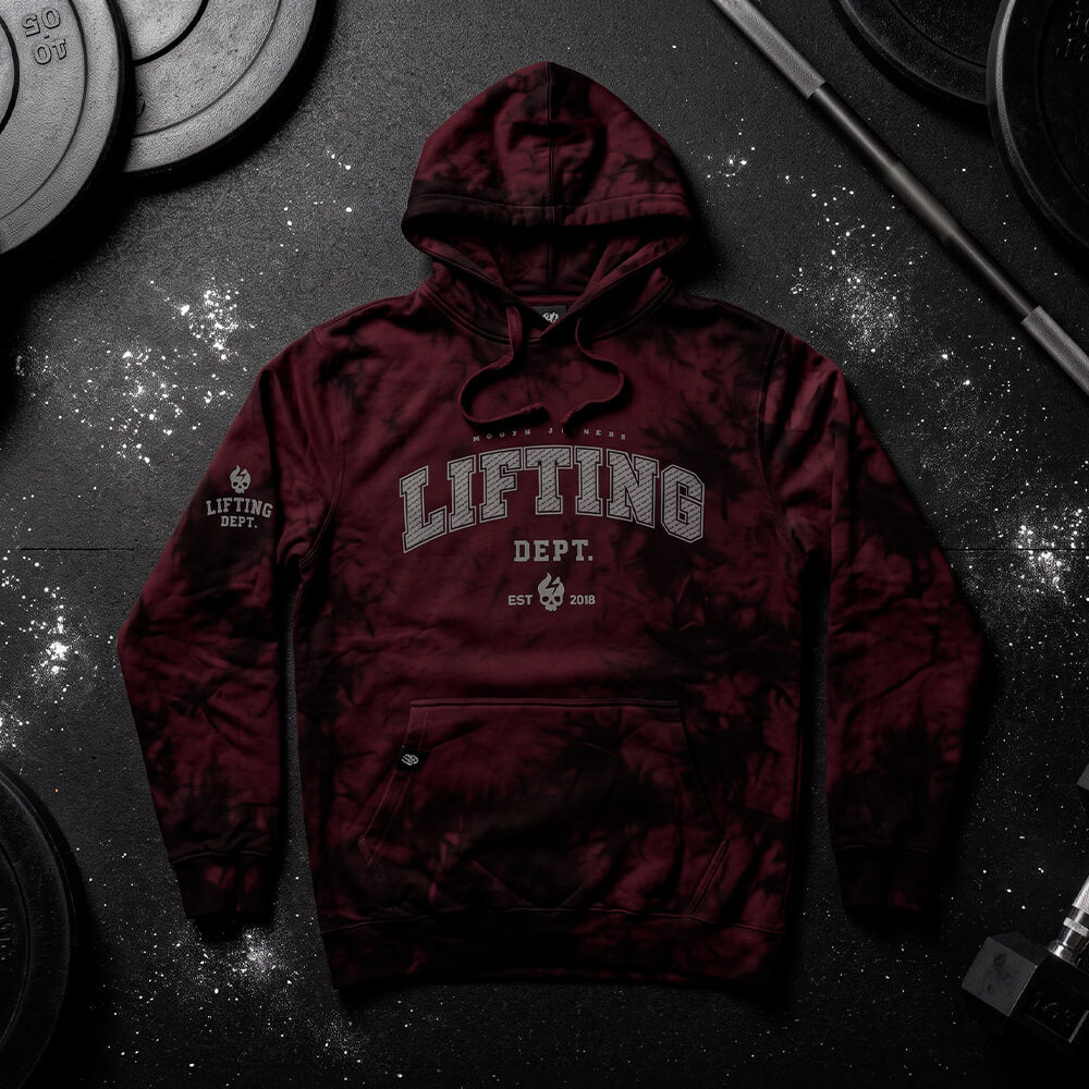Polerón Canguro LIFTING DEPT. 00 - Maroon Storm