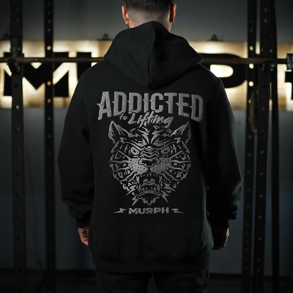 Polerón Canguro Addicted - Negro