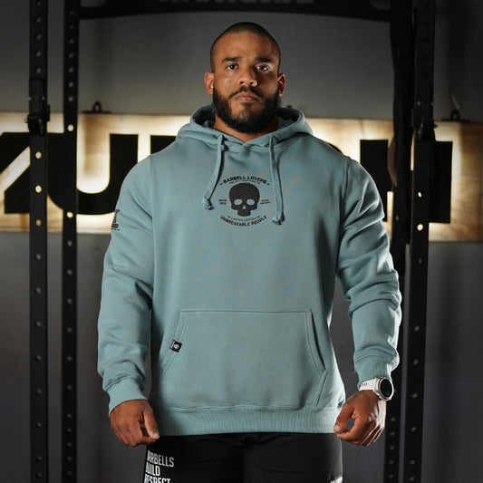 Polerón Canguro Barbell Texture - Dessert Gray