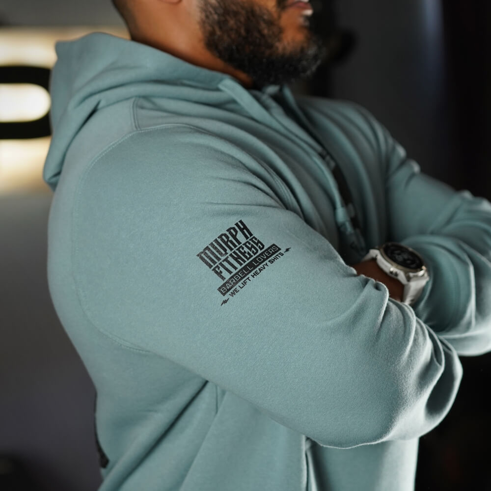 Polerón Canguro Barbell Texture - Dessert Gray