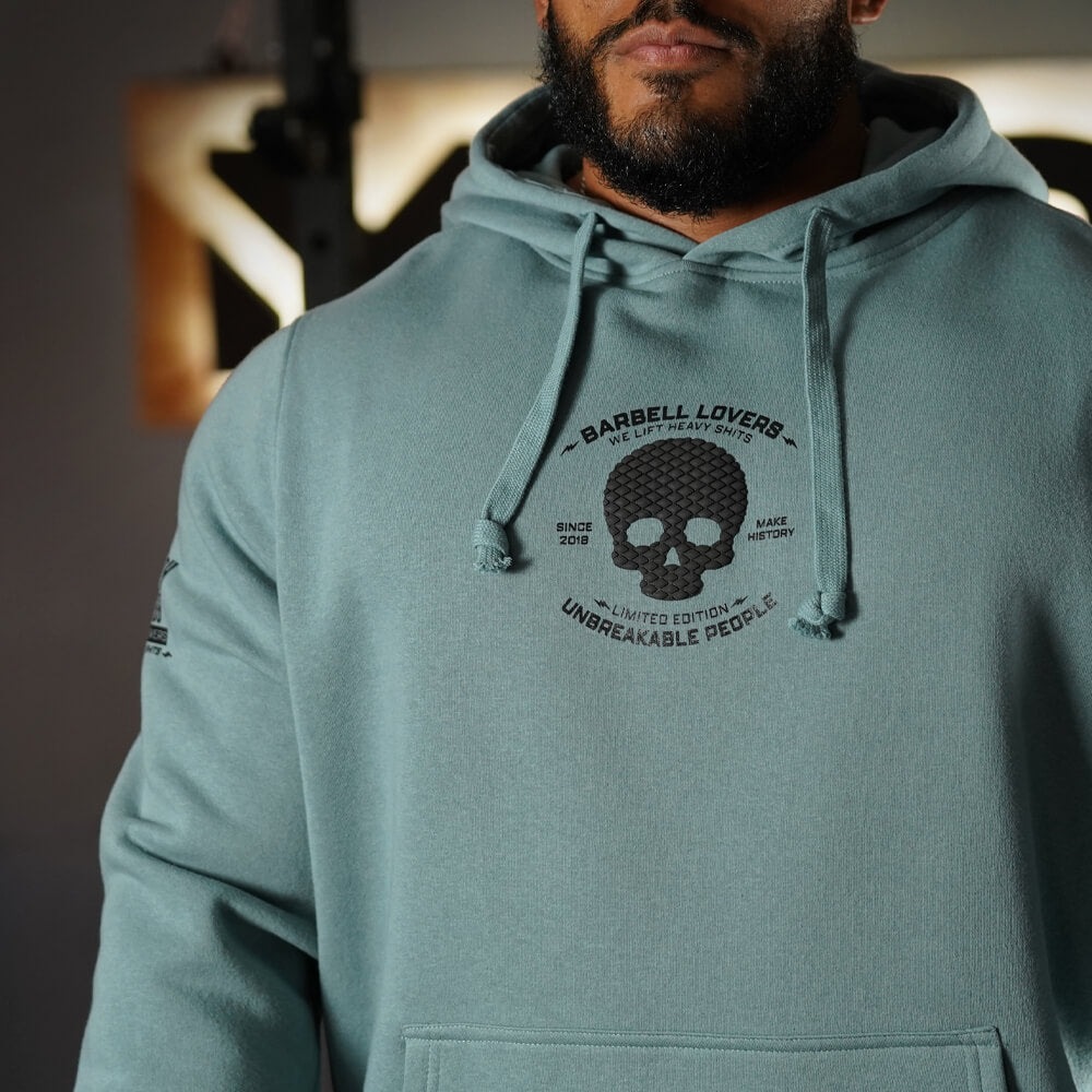 Polerón Canguro Barbell Texture - Dessert Gray