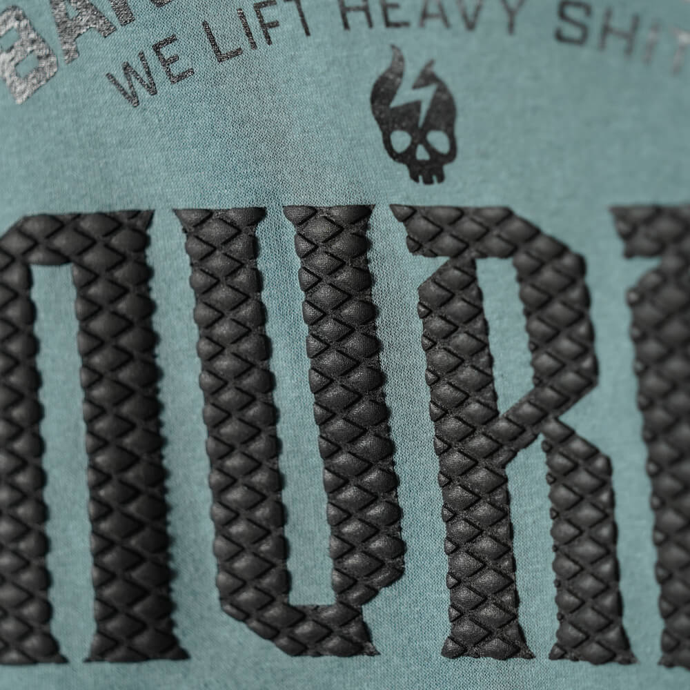 Polerón Canguro Barbell Texture - Dessert Gray