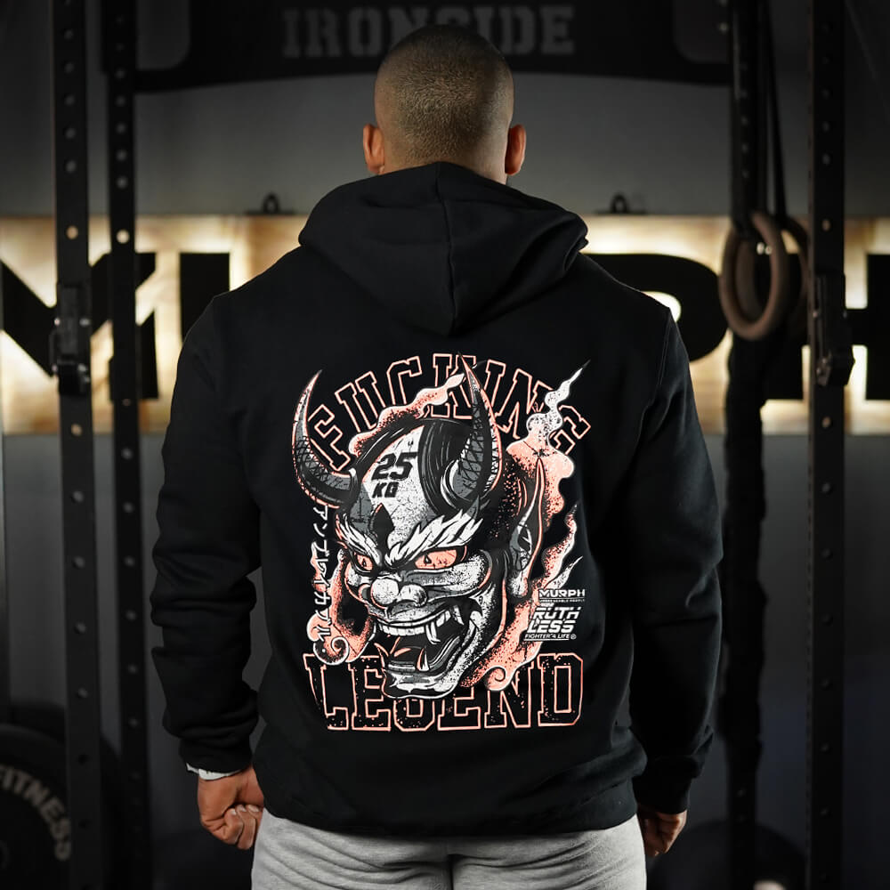 Polerón Canguro Fucking Legend - Negro