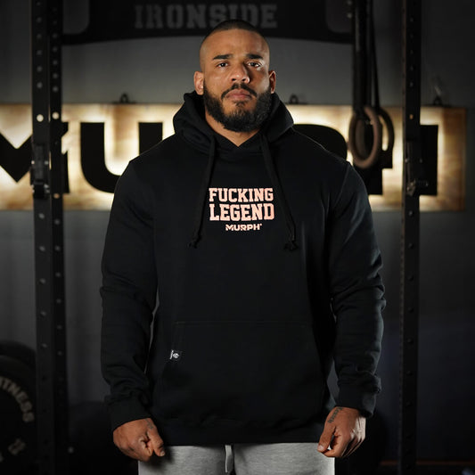 Polerón Canguro Fucking Legend - Negro