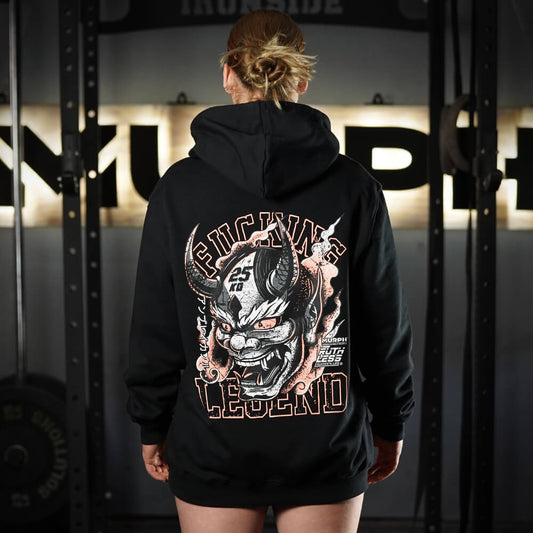 Polerón Canguro Fucking Legend - Negro