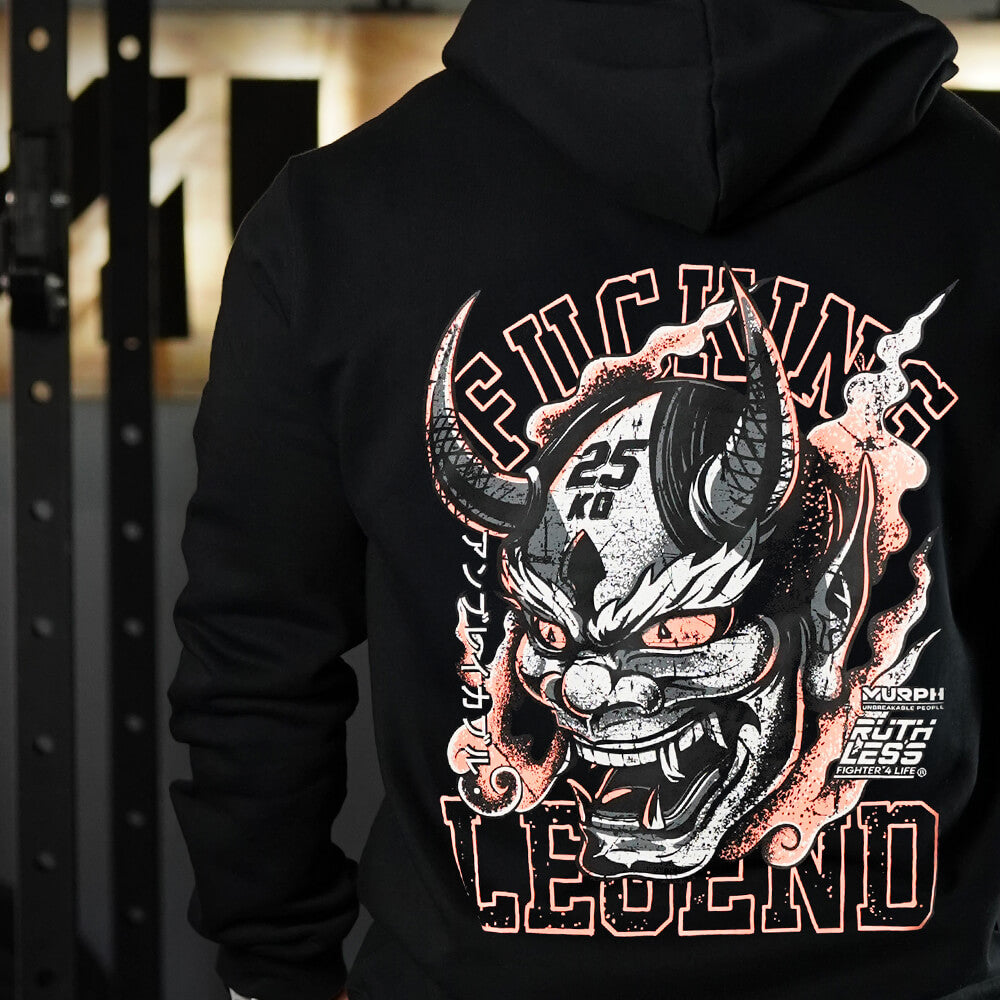 Polerón Canguro Fucking Legend - Negro