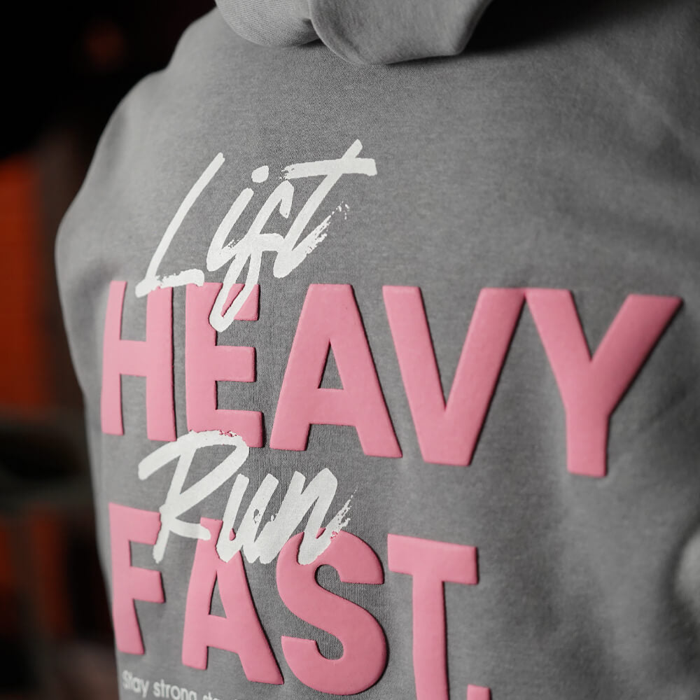Polerón Canguro LIFT HEAVY & RUN FAST - Gris Charcoal