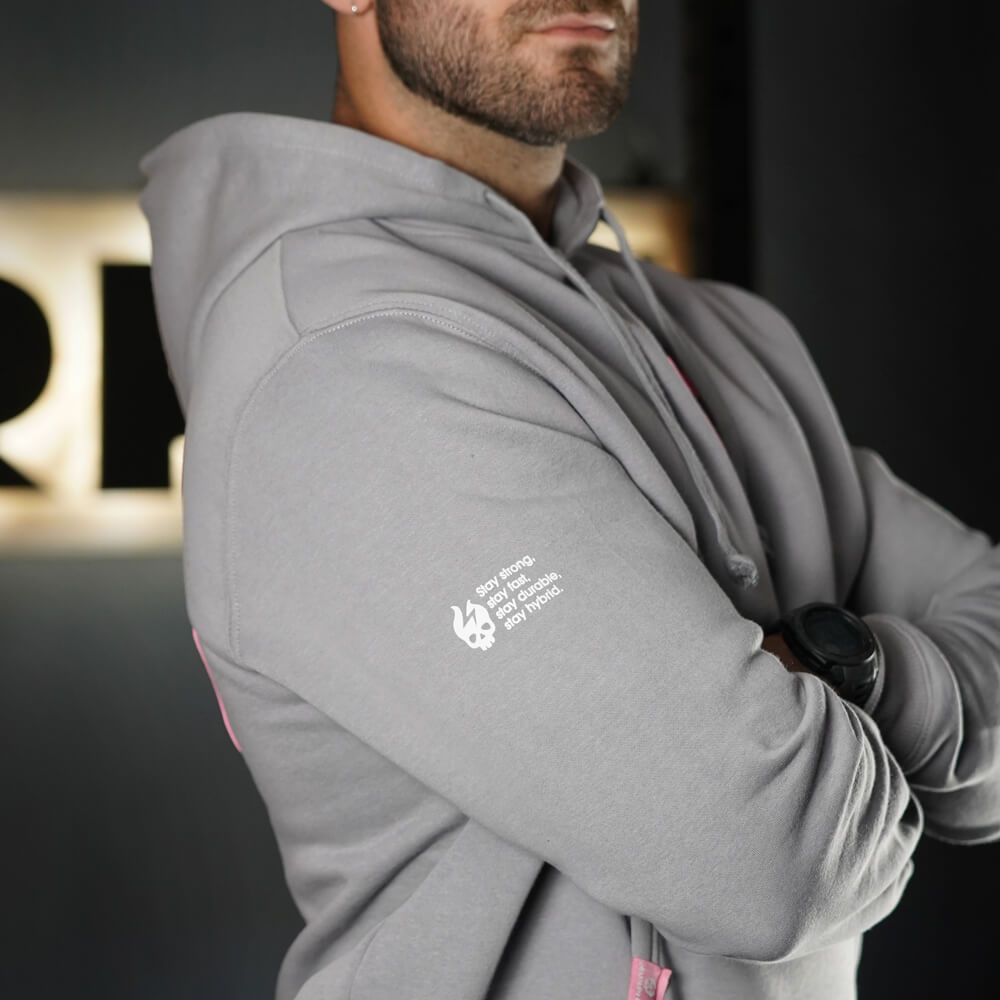 Polerón Canguro LIFT HEAVY & RUN FAST - Gris Charcoal