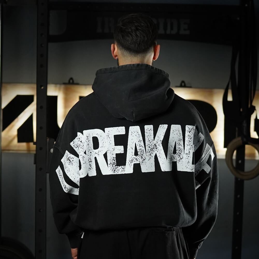 Premium Boxy Fit Hoddie ONIX UNBREAKABLE - Acid Black – Murph