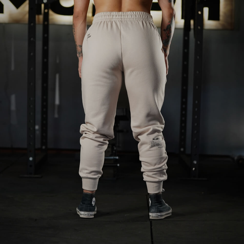 Fitted Jogger Make History - Sweet cream