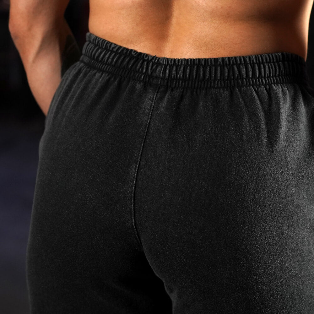 Premium Hybrid Jogger Skull Logo - Acid Black