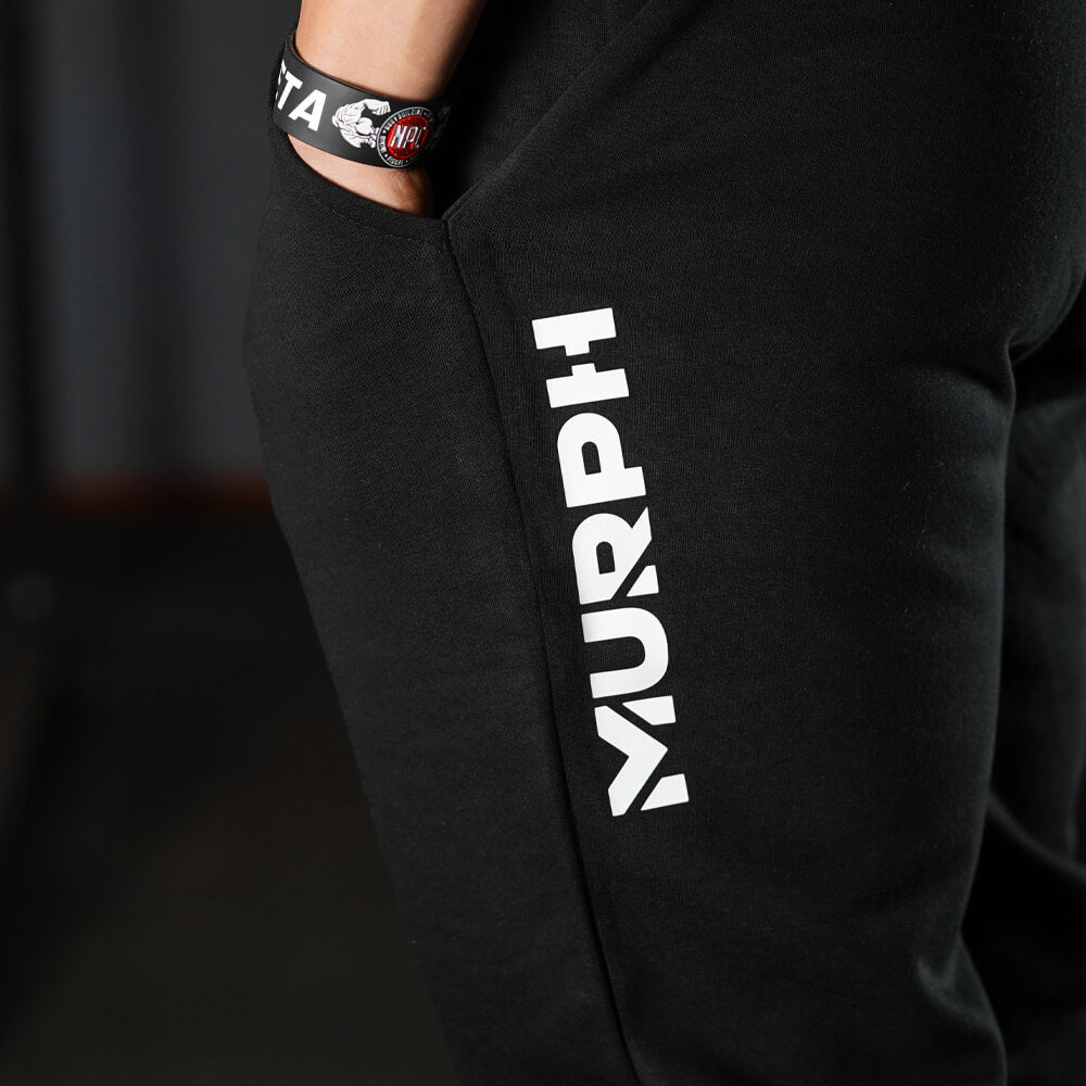 Fitted Jogger Skull Logo - Negro