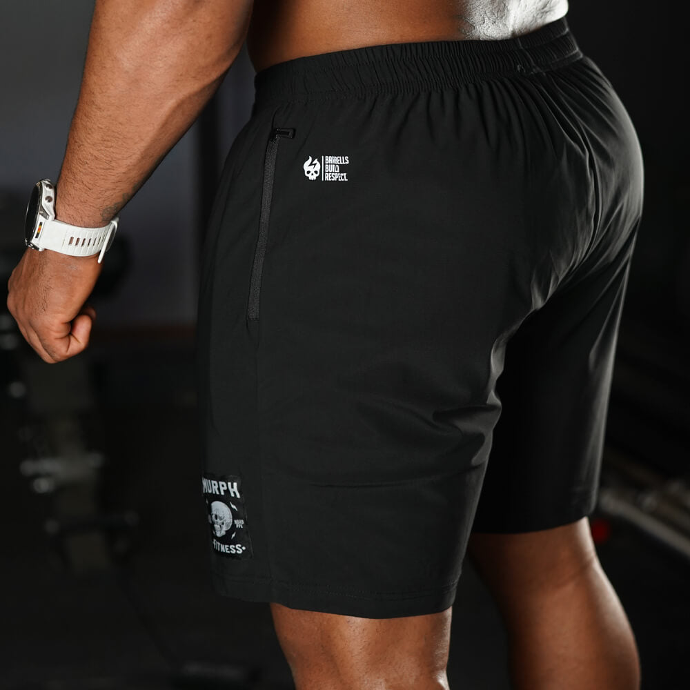 Short Barbells Build Respect - Mineral Black
