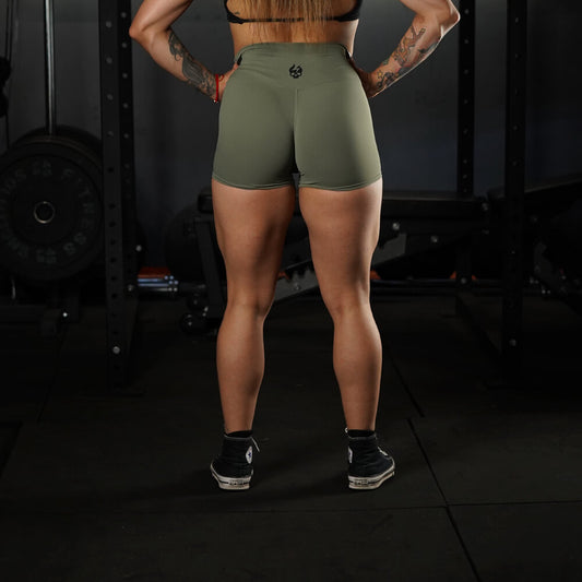 Calza Corta Seamless Murph - Tactical Green