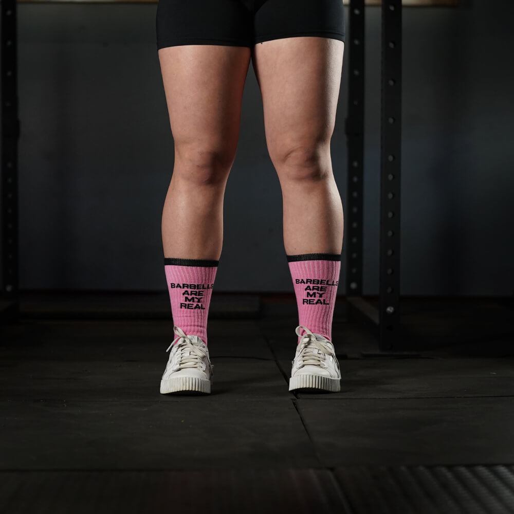 Calcetines Barbells Are My Real Porn - Rosado
