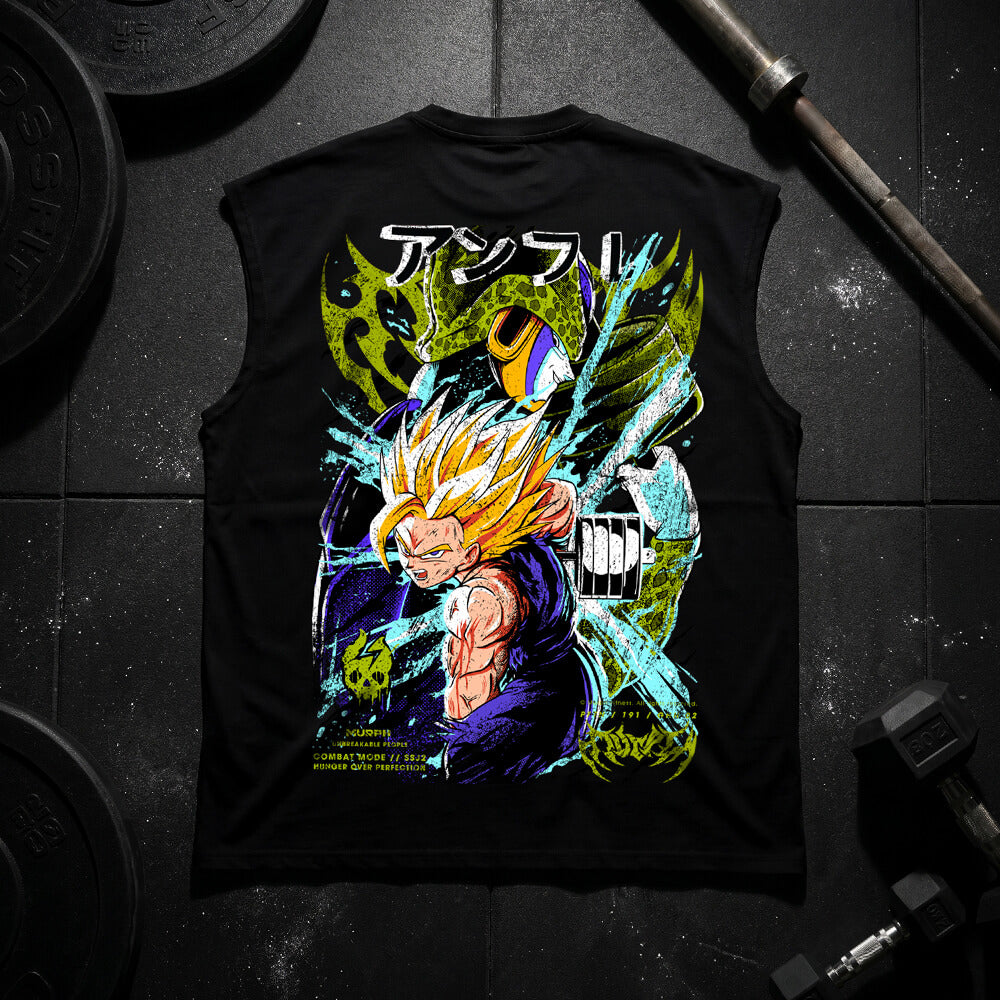 Polera Oversize Sleeveless PERFECTION - Negro
