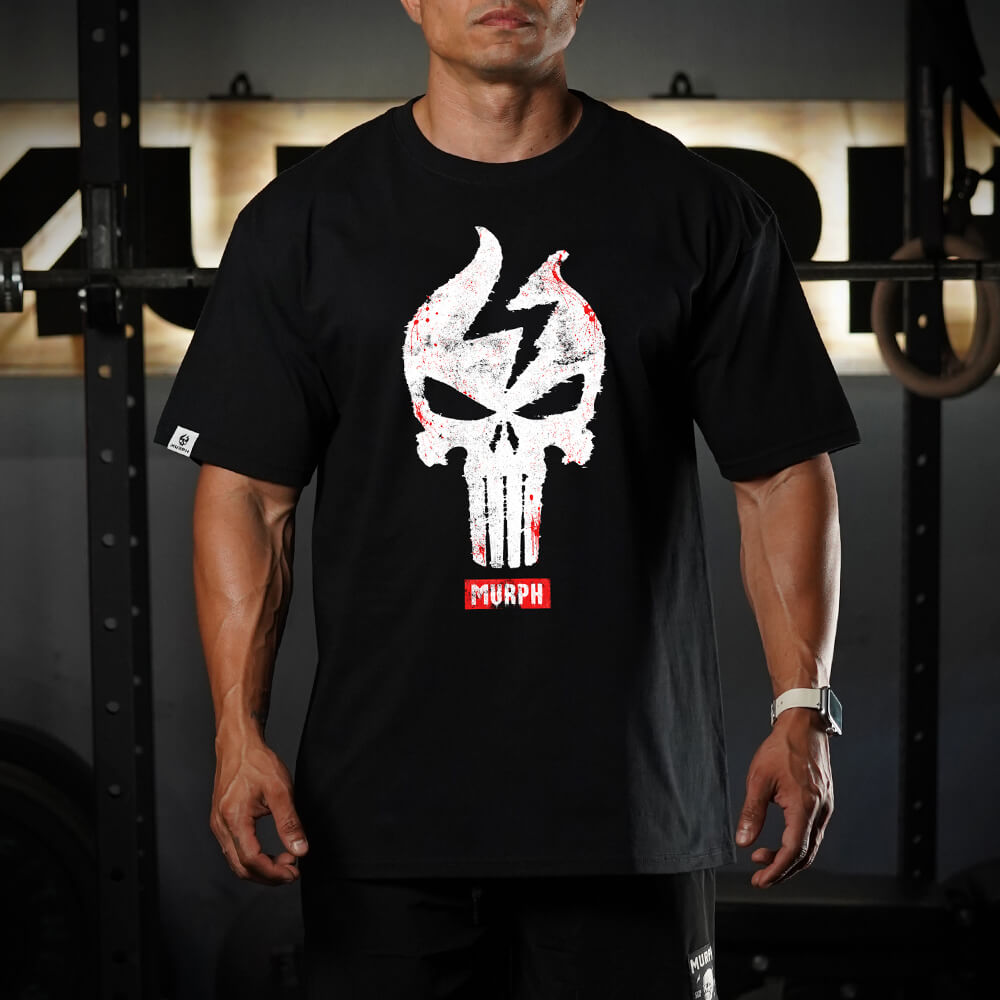 Polera Oversize UNISEX PUMPNISHER (Pre-Venta) - Black