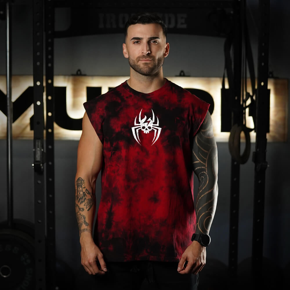Polera Oversize Sleeveless UNISEX SpiderMURPH (Pre-Venta) - Red Storm