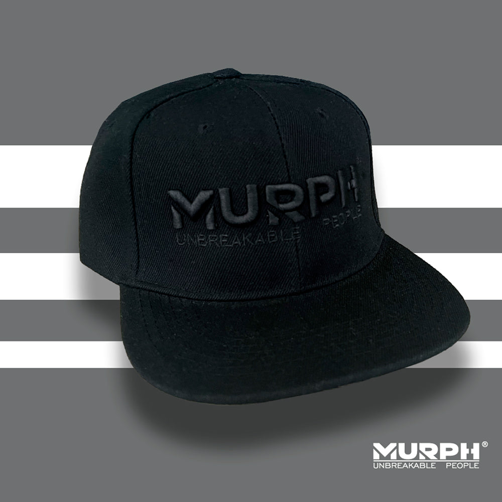 SnapBack - Flat Murph - Total Black