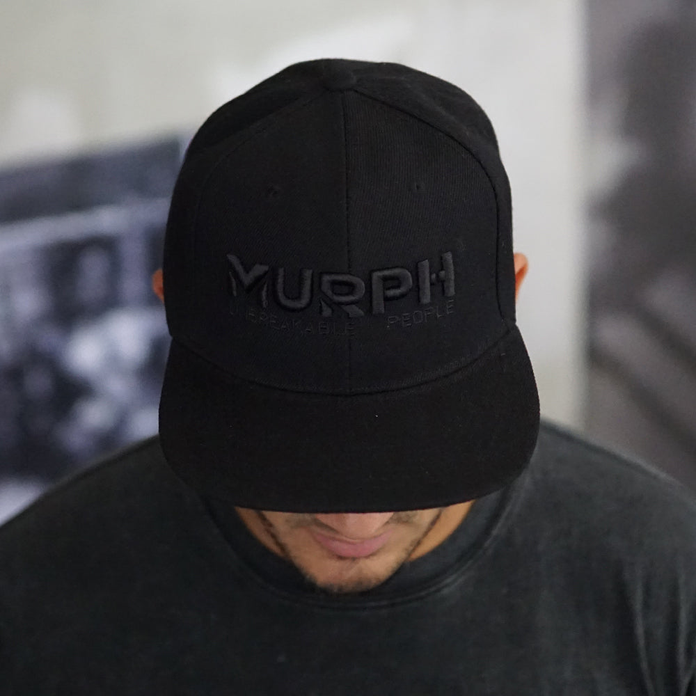 SnapBack - Flat Murph - Total Black