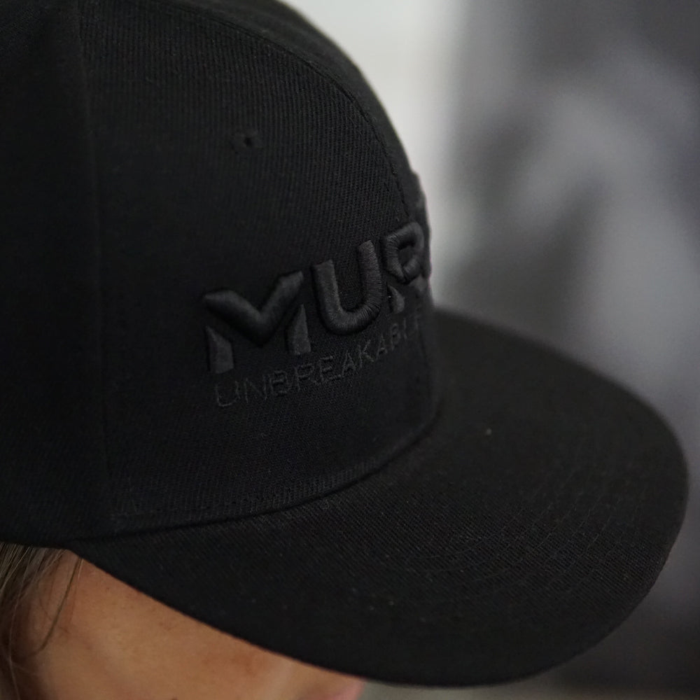 SnapBack - Flat Murph - Total Black