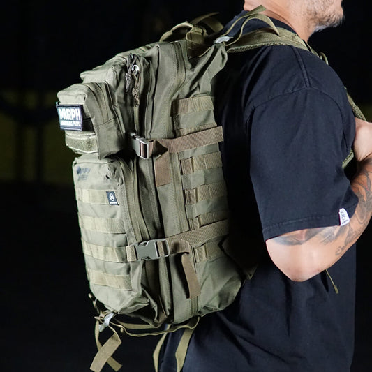 Mochila Táctica Murph Fitness 45 lts. - Verde Táctico