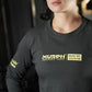 Crop Top Manga Larga Built by Discipline - Gris Charcoal