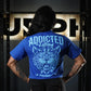 Crop Top Addicted - Royal Blue