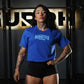 Crop Top Addicted - Royal Blue
